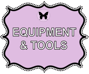 Banner for soap making tools and equipment